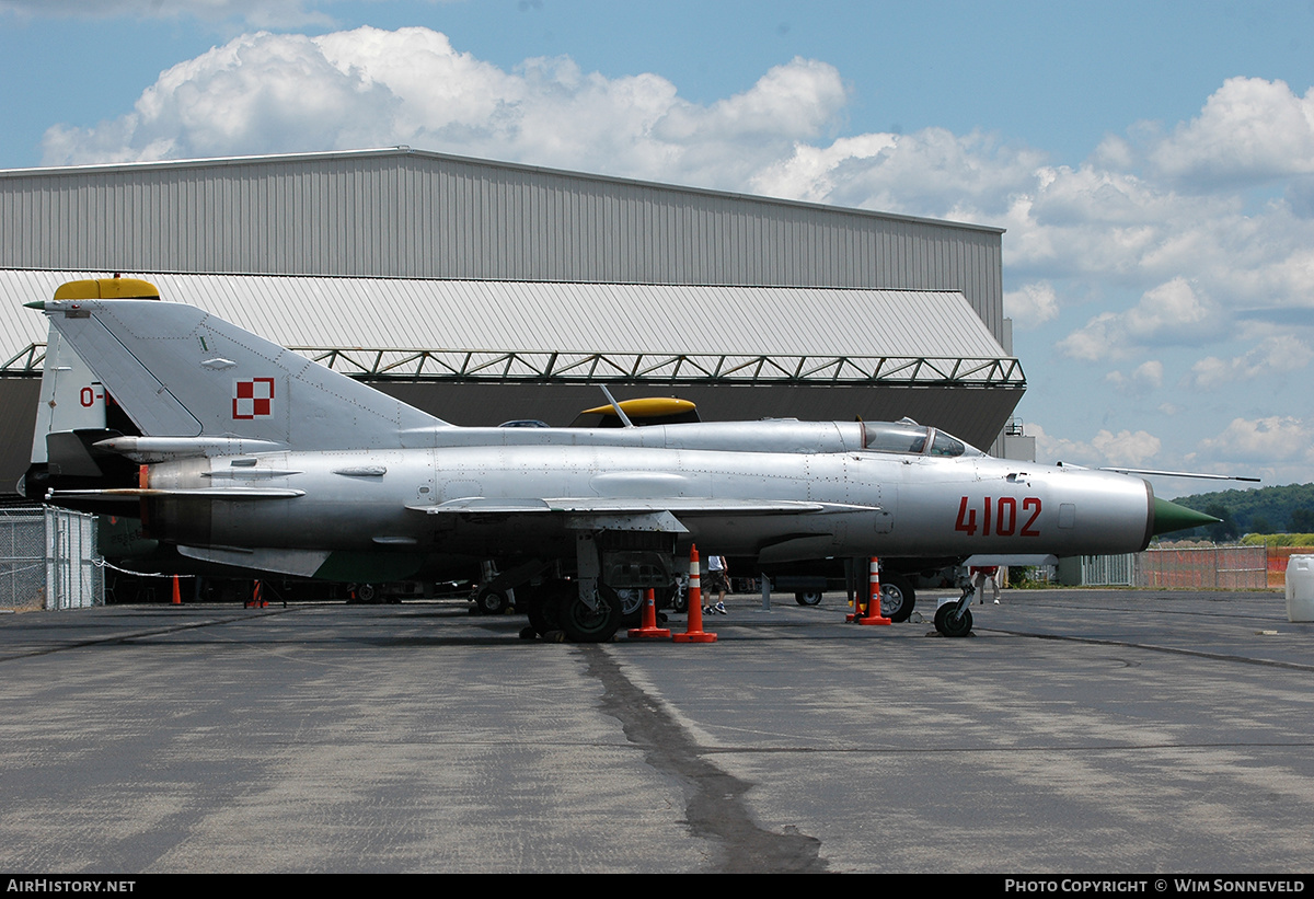 Aircraft Photo of 4102 | Mikoyan-Gurevich MiG-21PFMA | Poland - Air Force | AirHistory.net #663272