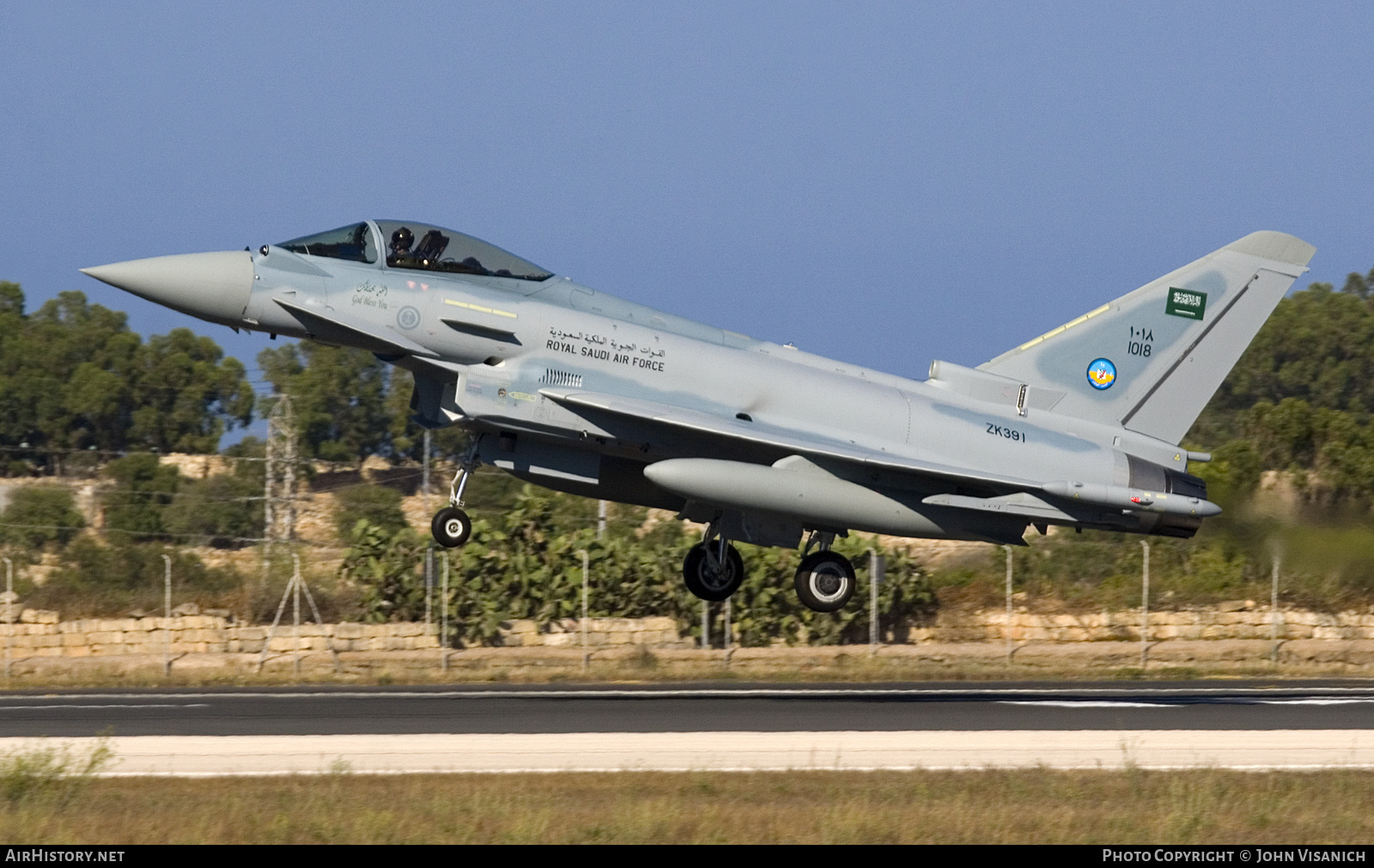 Aircraft Photo of 1018 / ZK391 | Eurofighter EF-2000 Typhoon | Saudi Arabia - Air Force | AirHistory.net #663303
