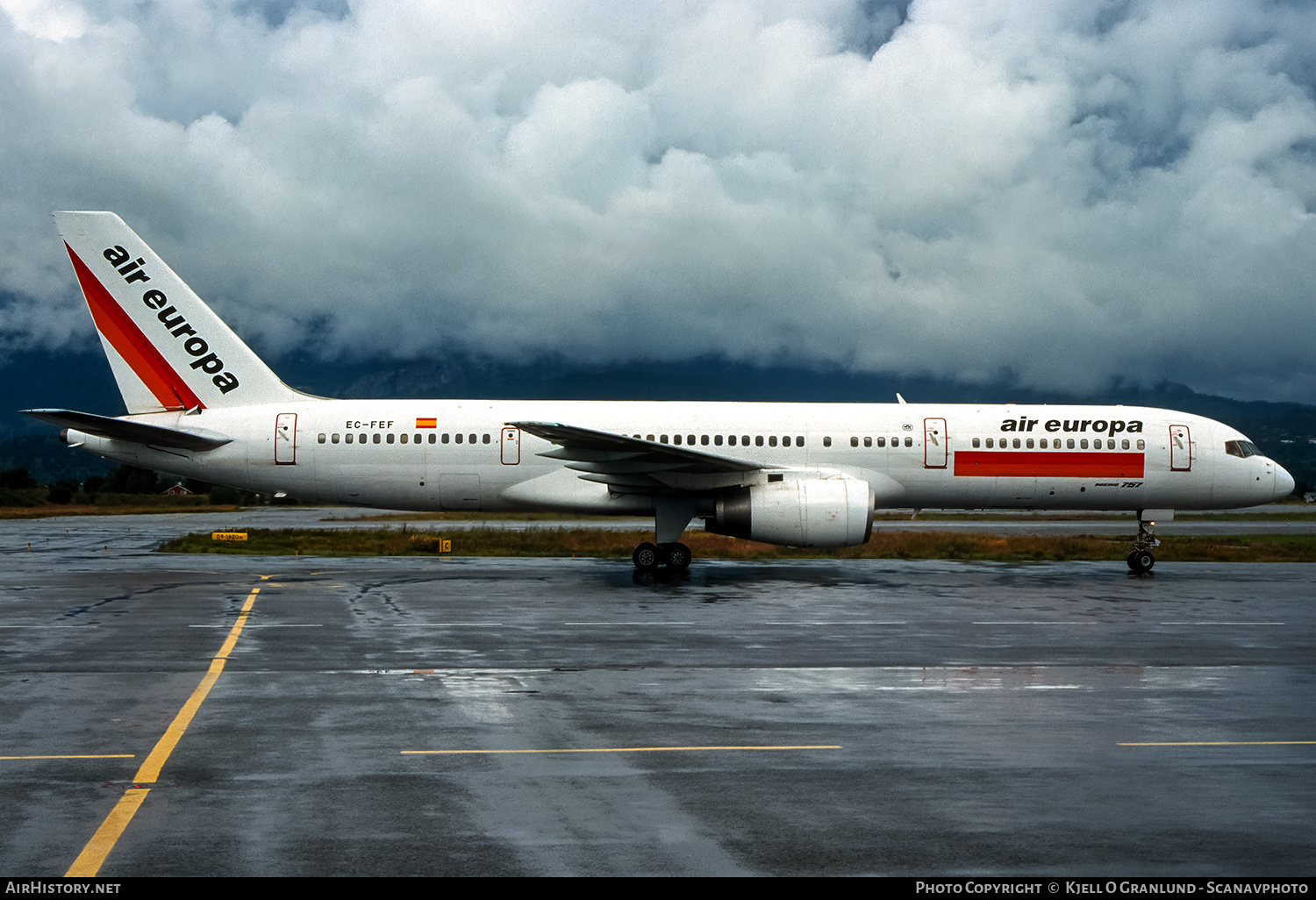 Aircraft Photo of EC-FEF | Boeing 757-236 | Air Europa | AirHistory.net #663310