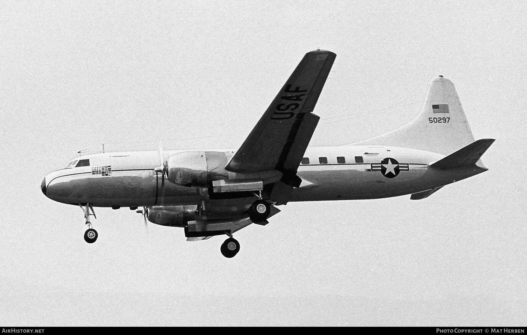 Aircraft Photo of 55-297 / 50297 | Convair C-131D | USA - Air Force | AirHistory.net #663315