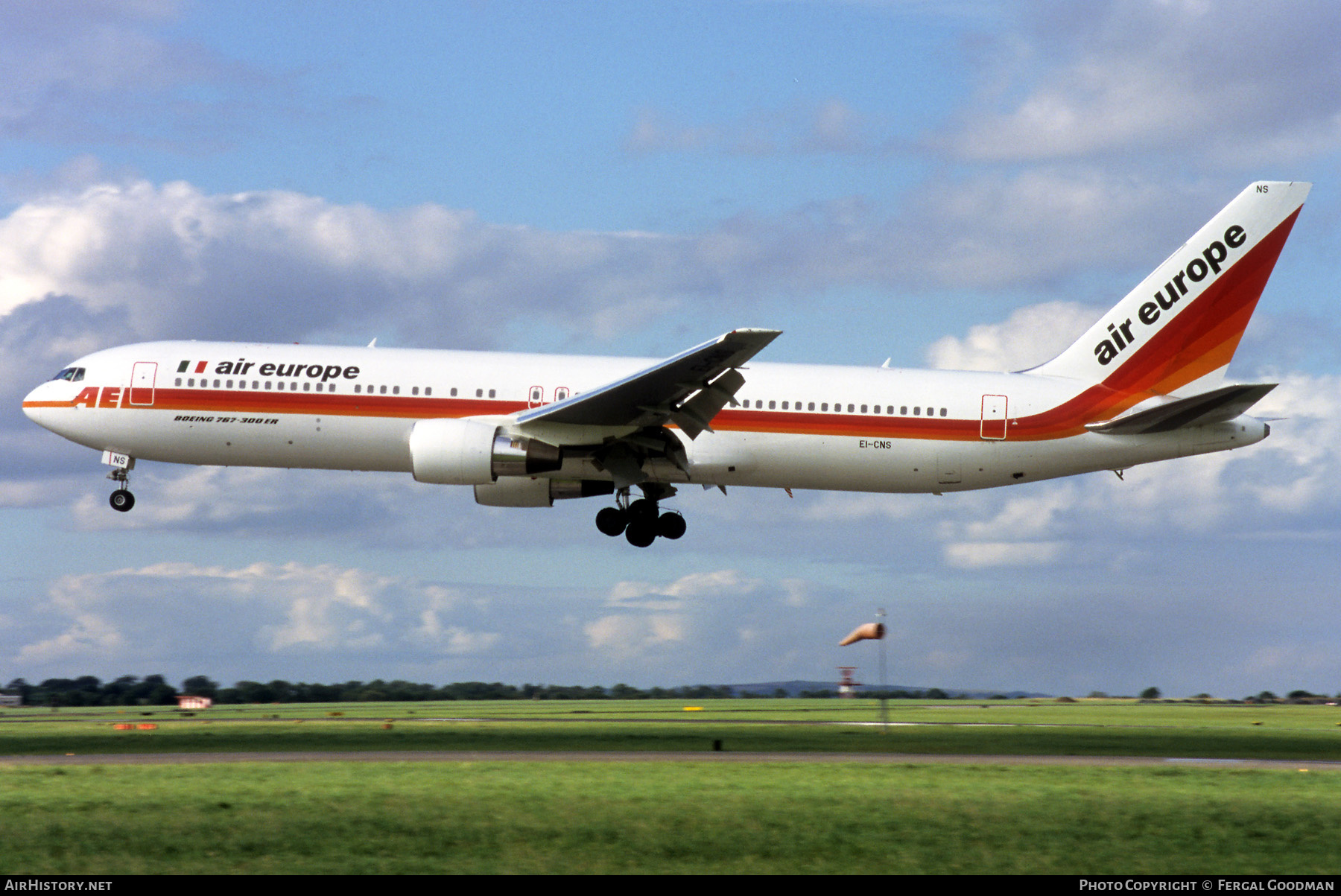 Aircraft Photo of EI-CNS | Boeing 767-3Q8/ER | Air Europe | AirHistory.net #663332