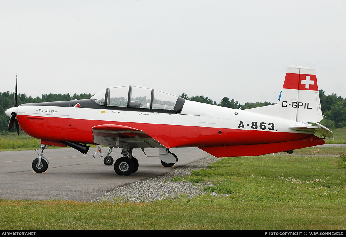Aircraft Photo of C-GPIL / A-863 | Pilatus P-3-05 | AirHistory.net #663334
