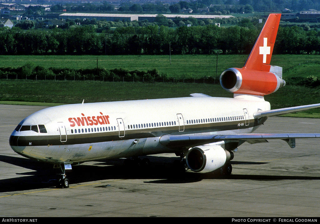 Aircraft Photo of HB-IHH | McDonnell Douglas DC-10-30 | Swissair | AirHistory.net #663335
