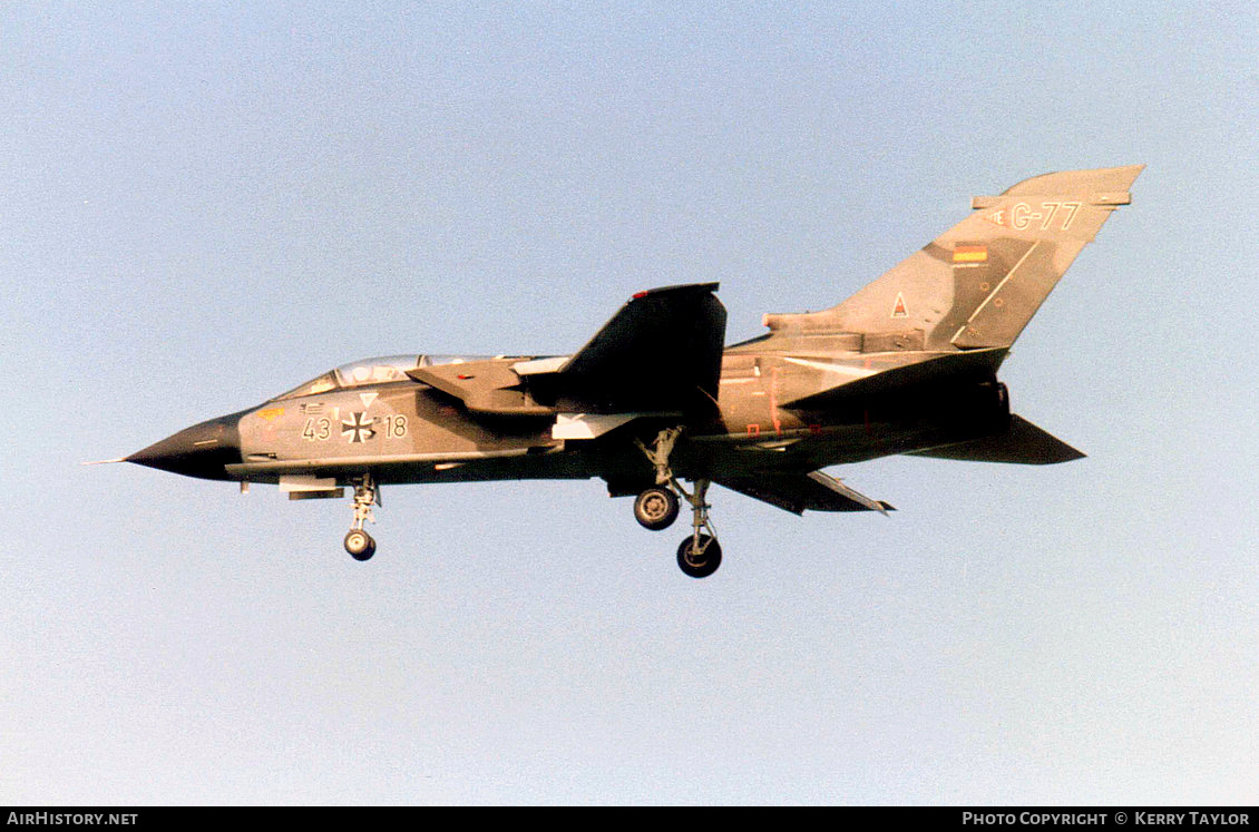Aircraft Photo of 4318 | Panavia Tornado IDS | Germany - Air Force | AirHistory.net #663340