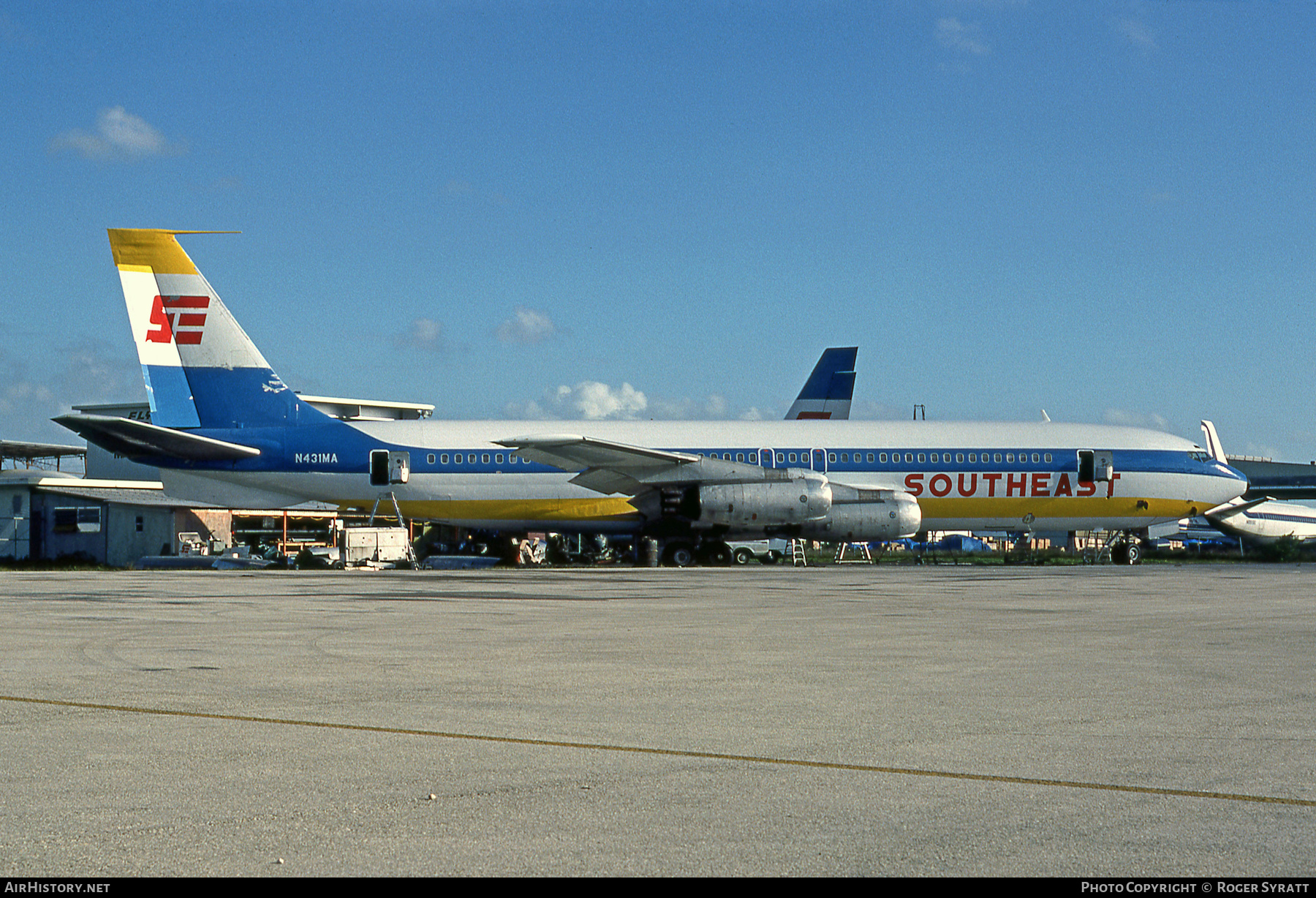Aircraft Photo of N431MA | Boeing 707-321 | Southeast Airlines | AirHistory.net #663348