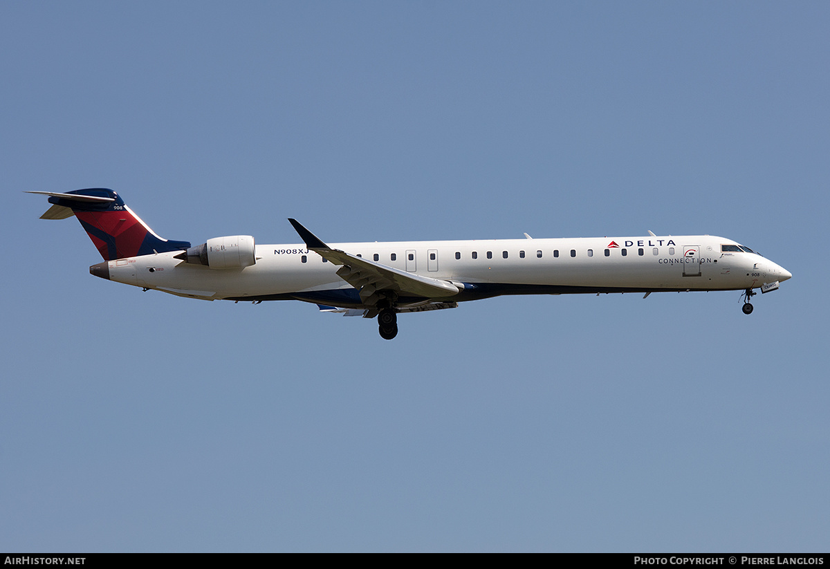 Aircraft Photo of N908XJ | Bombardier CRJ-900 (CL-600-2D24) | Delta Connection | AirHistory.net #663355