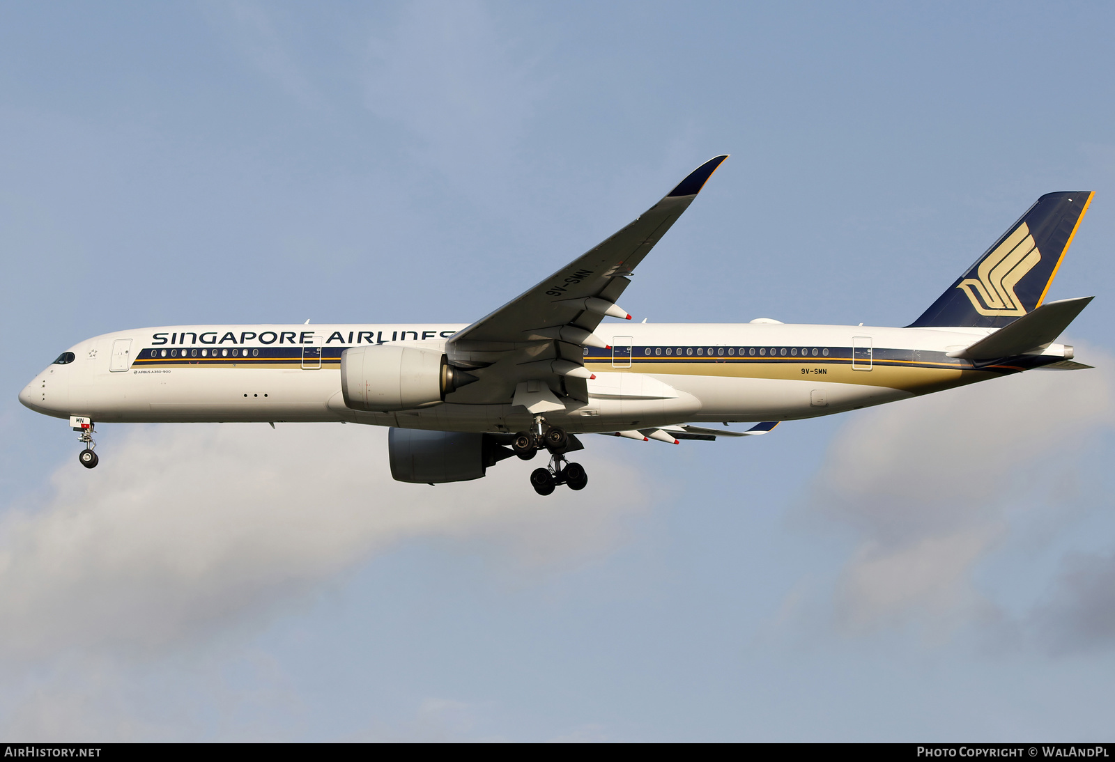 Aircraft Photo of 9V-SMN | Airbus A350-941 | Singapore Airlines | AirHistory.net #663363