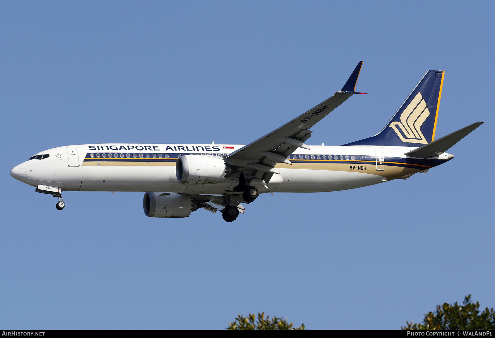 Aircraft Photo of 9V-MBH | Boeing 737-8 Max 8 | Singapore Airlines | AirHistory.net #663379