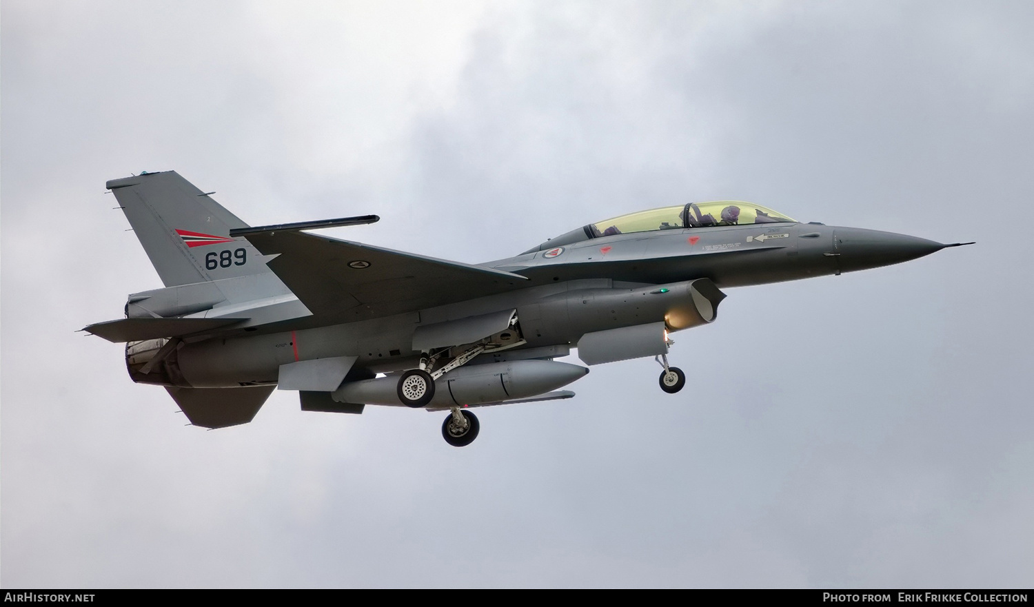 Aircraft Photo of 689 | General Dynamics F-16BM Fighting Falcon | Norway - Air Force | AirHistory.net #663381