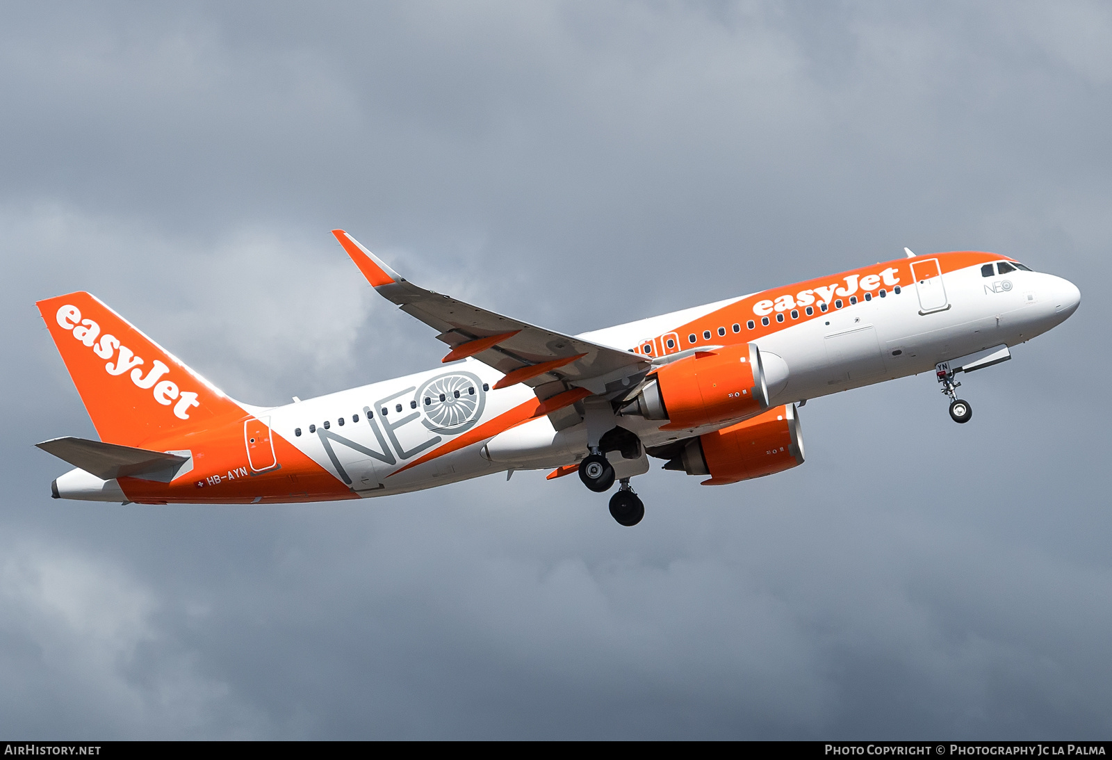 Aircraft Photo of HB-AYN | Airbus A320-251N | EasyJet | AirHistory.net #663386