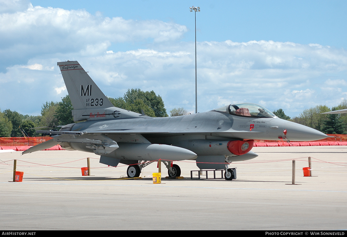 Aircraft Photo of 86-0233 | General Dynamics F-16C Fighting Falcon | USA - Air Force | AirHistory.net #663413