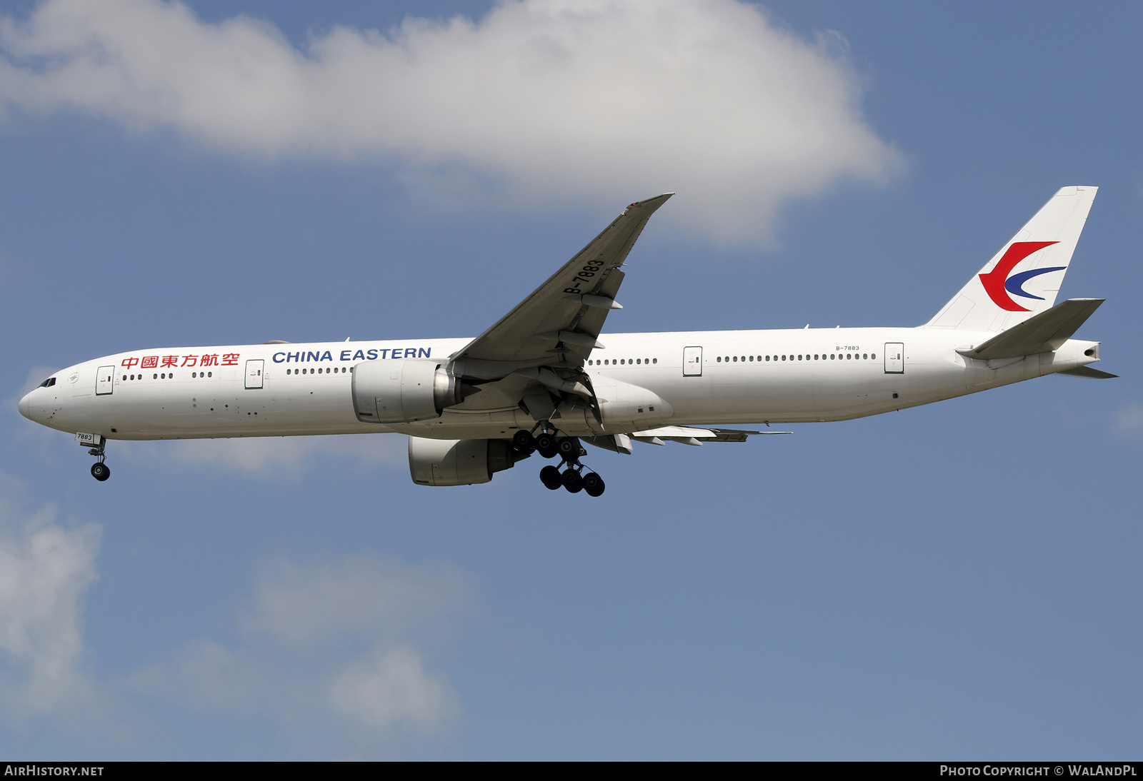 Aircraft Photo of B-7883 | Boeing 777-300/ER | China Eastern Airlines | AirHistory.net #663426