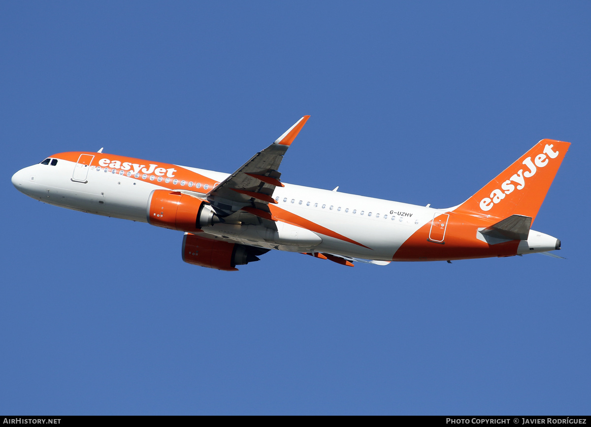 Aircraft Photo of G-UZHV | Airbus A320-251N | EasyJet | AirHistory.net #663442