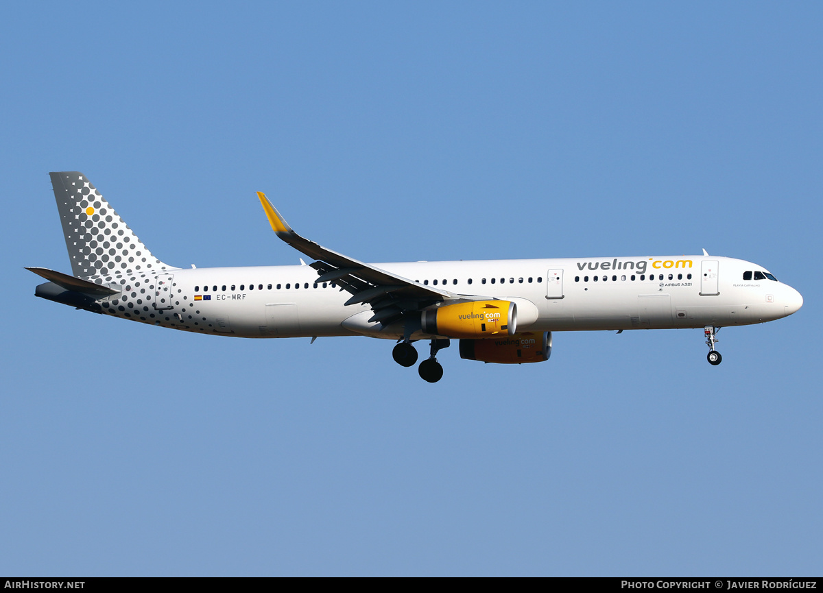 Aircraft Photo of EC-MRF | Airbus A321-231 | Vueling Airlines | AirHistory.net #663445