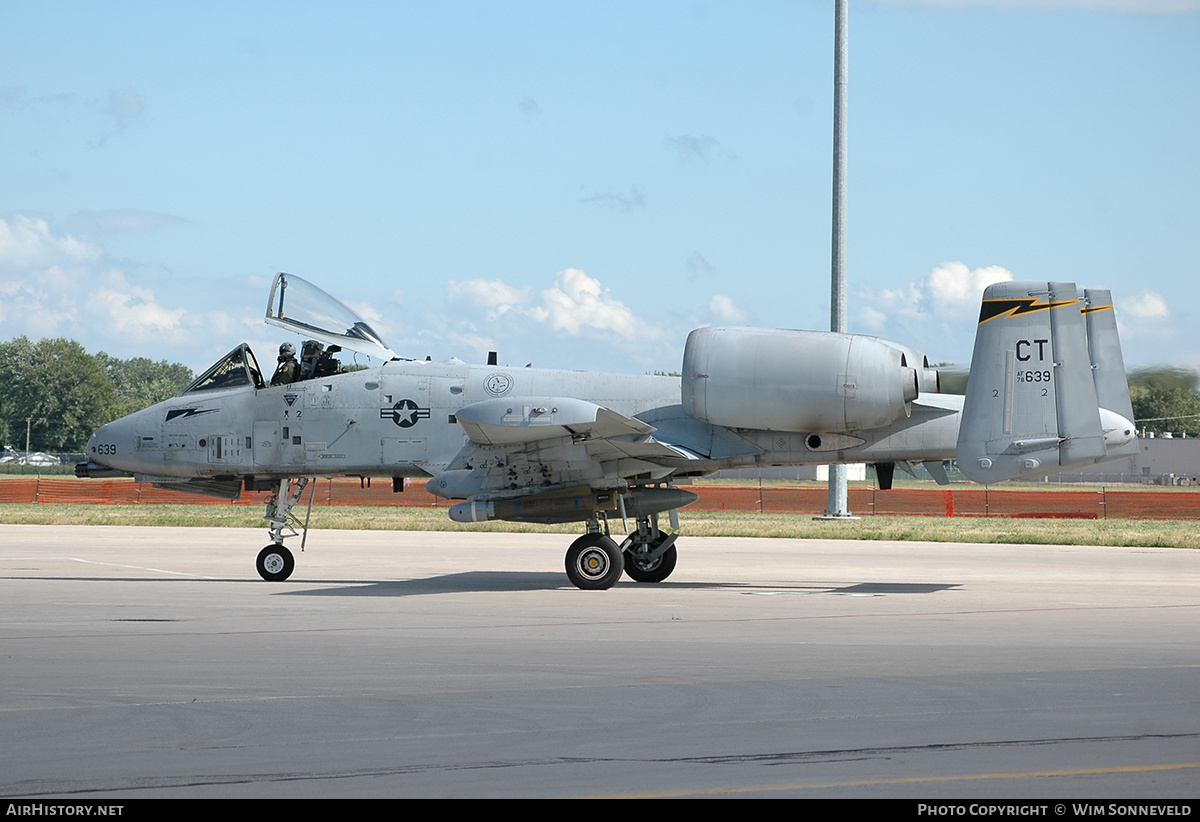 Aircraft Photo of 78-0639 / AF78639 | Fairchild A-10C Thunderbolt II | USA - Air Force | AirHistory.net #663446