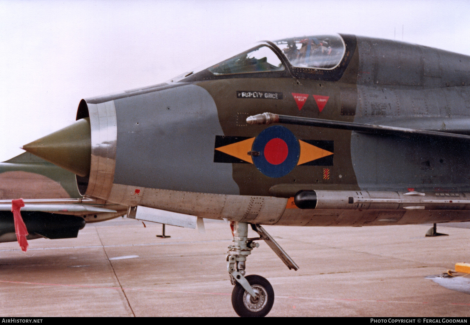 Aircraft Photo of XS417 | English Electric Lightning T5 | UK - Air Force | AirHistory.net #663453