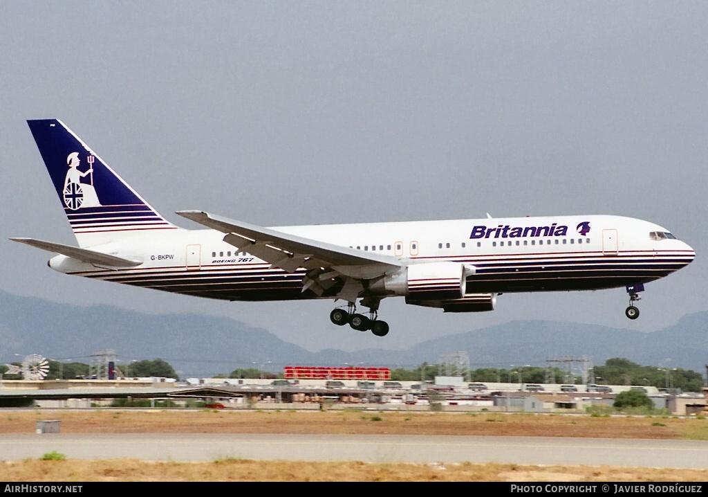 Aircraft Photo of G-BKPW | Boeing 767-204 | Britannia Airways | AirHistory.net #663457