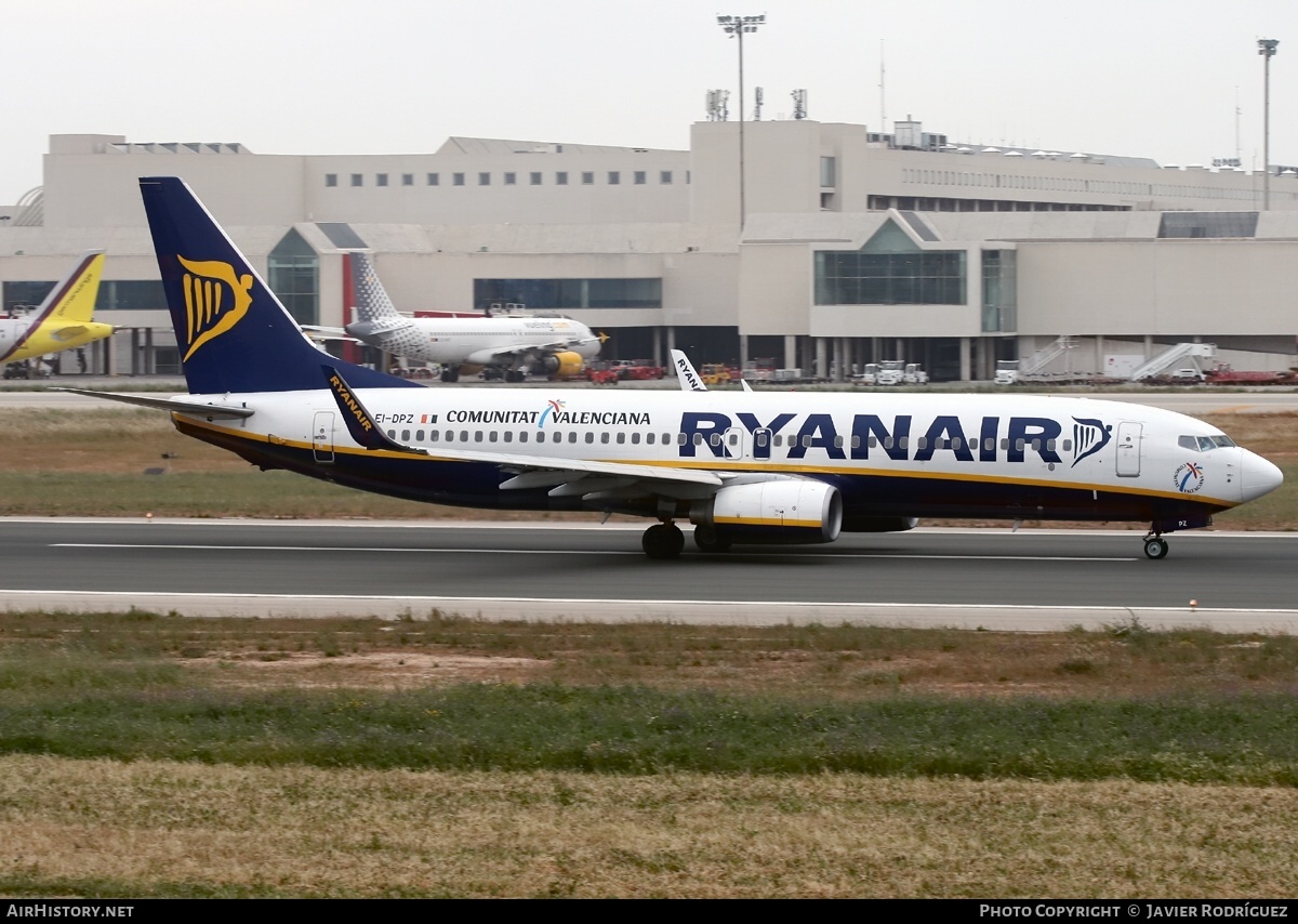 Aircraft Photo of EI-DPZ | Boeing 737-8AS | Ryanair | AirHistory.net #663483