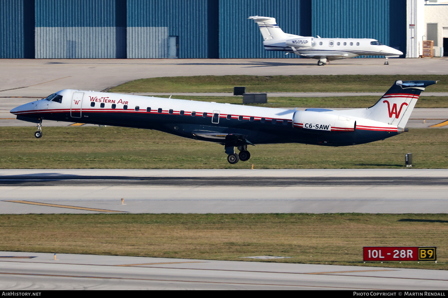 Aircraft Photo of C6-SAW | Embraer ERJ-145LR (EMB-145LR) | Western Air | AirHistory.net #663485