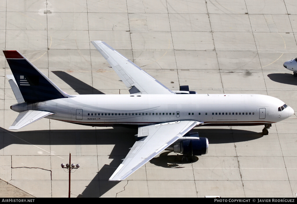 Aircraft Photo of N251AY | Boeing 767-2B7/ER | US Airways | AirHistory.net #663487