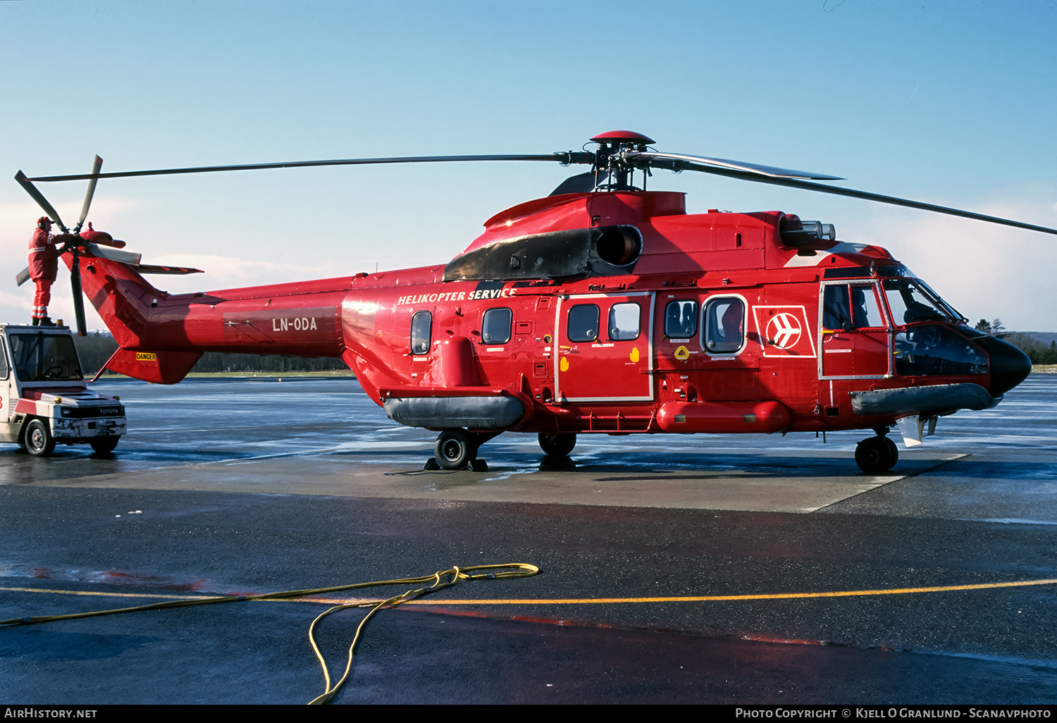 Aircraft Photo of LN-ODA | Aerospatiale AS-332L Super Puma | Helikopter Service | AirHistory.net #663502