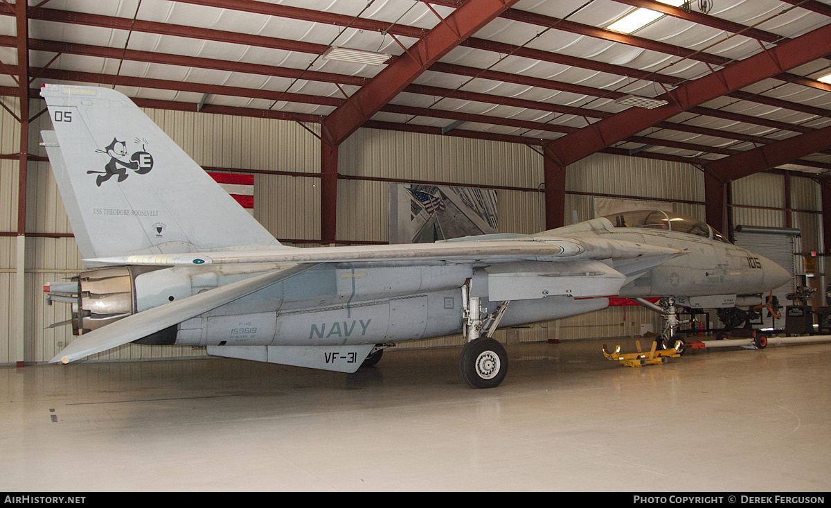 Aircraft Photo of 159619 | Grumman F-14D(R) Tomcat | USA - Navy | AirHistory.net #663505
