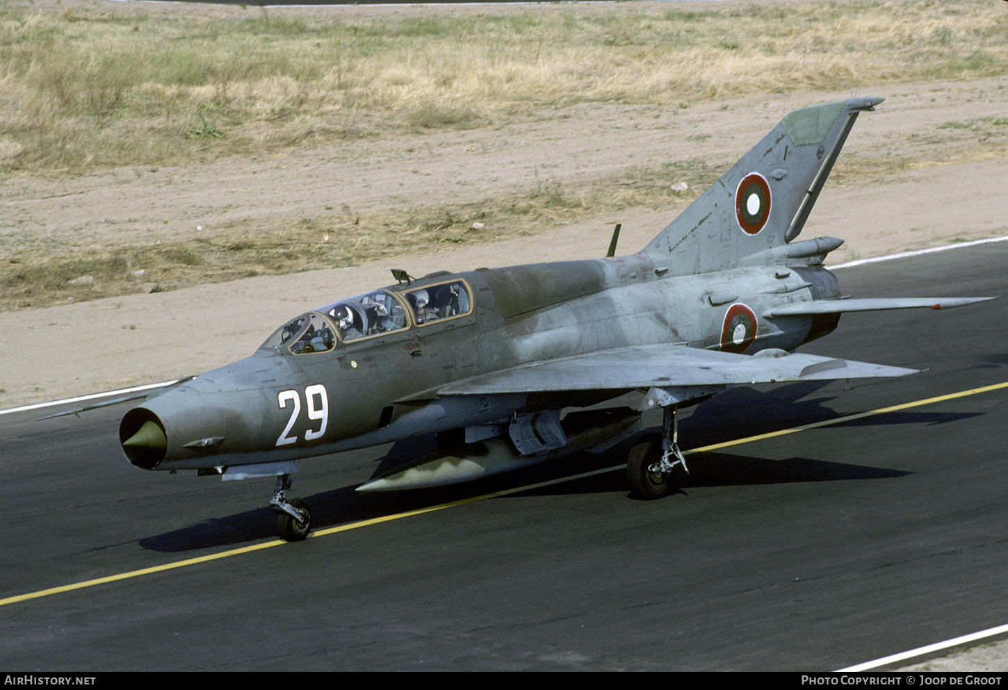 Aircraft Photo of 29 | Mikoyan-Gurevich MiG-21UM | Bulgaria - Air Force | AirHistory.net #663508