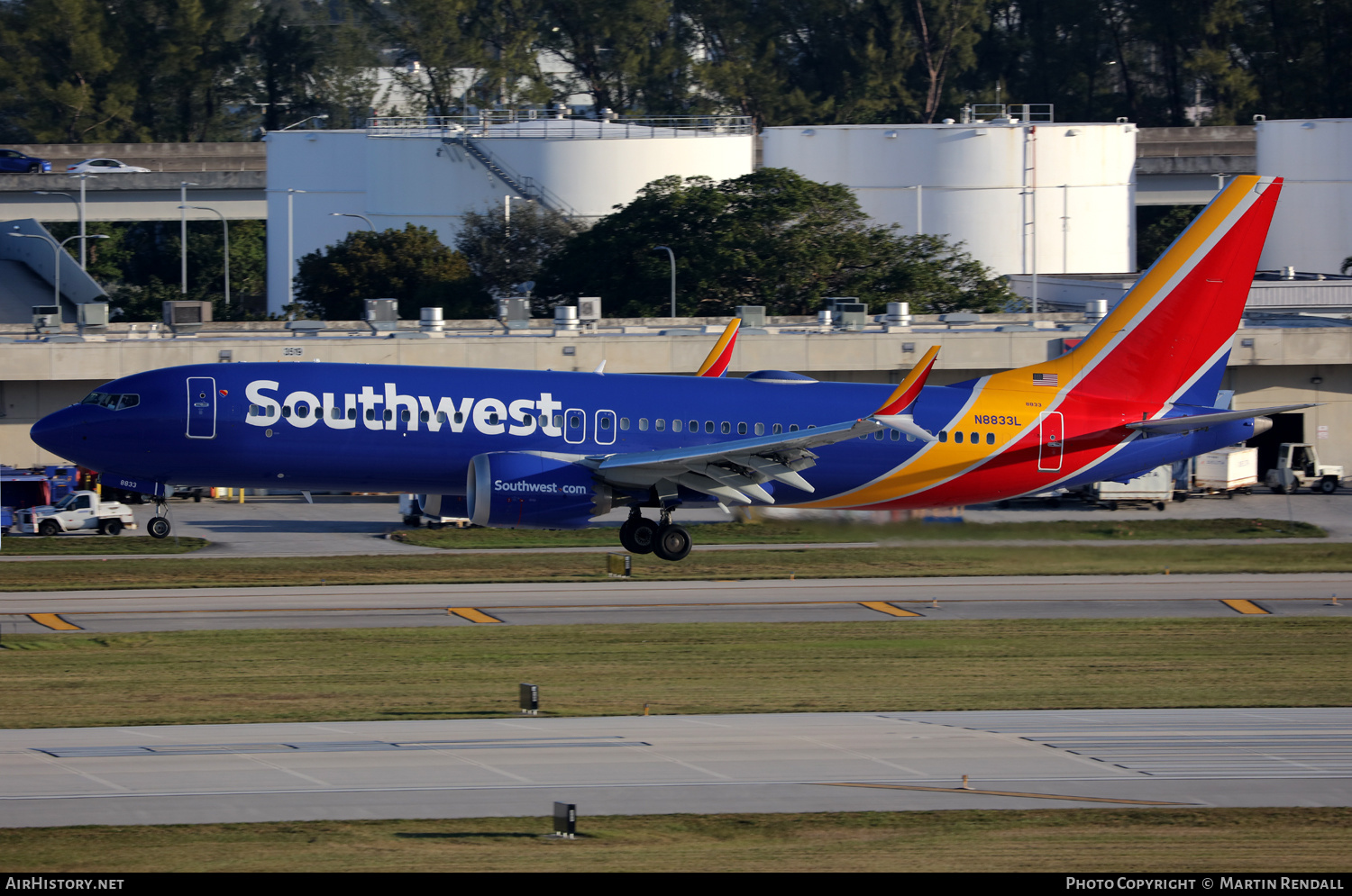 Aircraft Photo of N8833L | Boeing 737-8 Max 8 | Southwest Airlines | AirHistory.net #663525