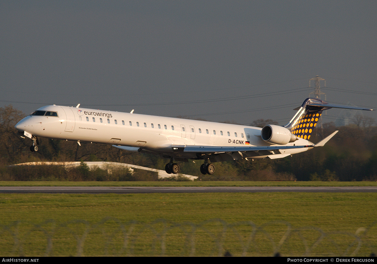 Aircraft Photo of D-ACNK | Bombardier CRJ-900LR NG (CL-600-2D24) | Eurowings | AirHistory.net #663526