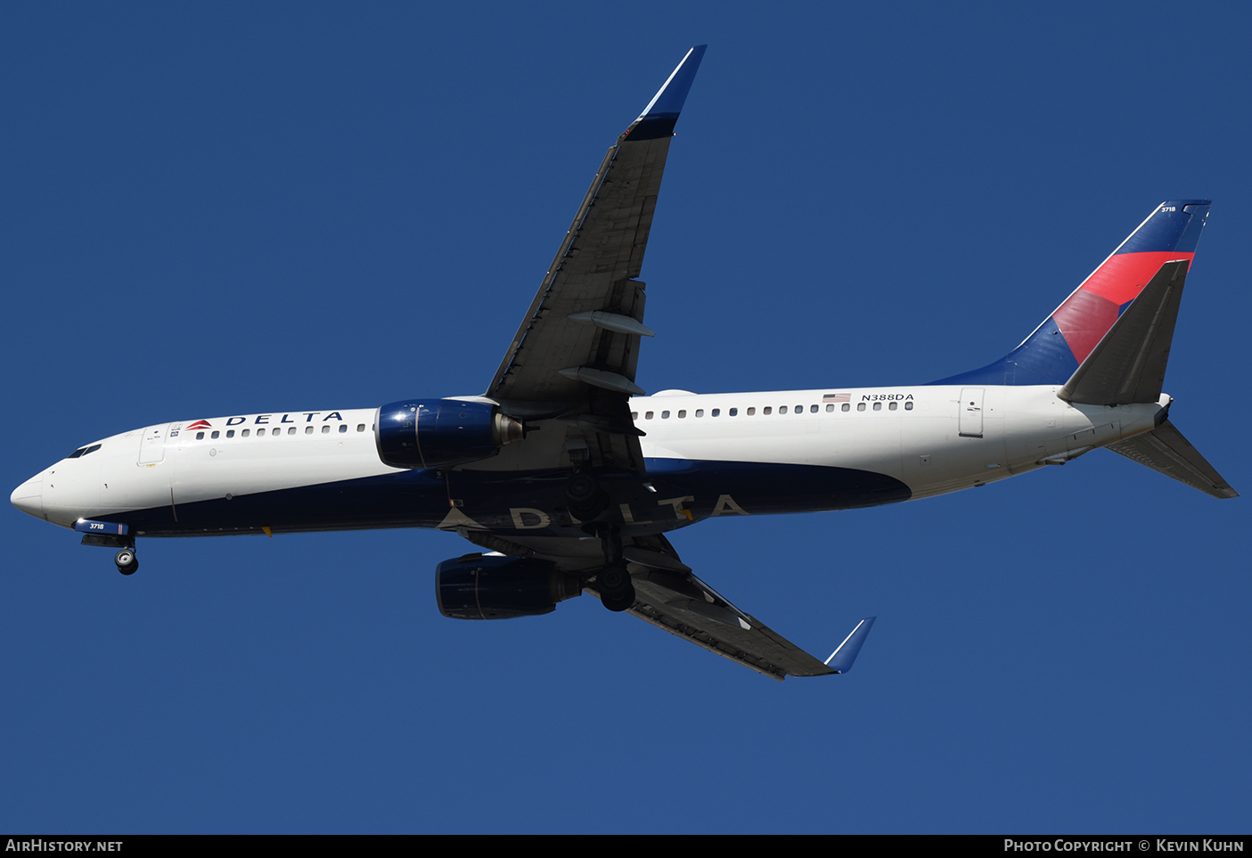 Aircraft Photo of N388DA | Boeing 737-832 | Delta Air Lines | AirHistory.net #663552