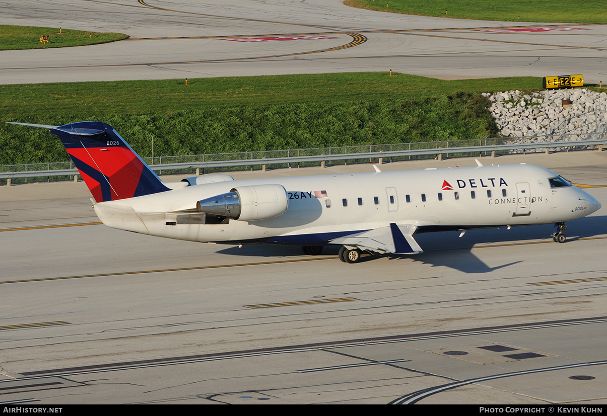 Aircraft Photo of N826AY | Bombardier CRJ-200ER (CL-600-2B19) | Delta Connection | AirHistory.net #663554