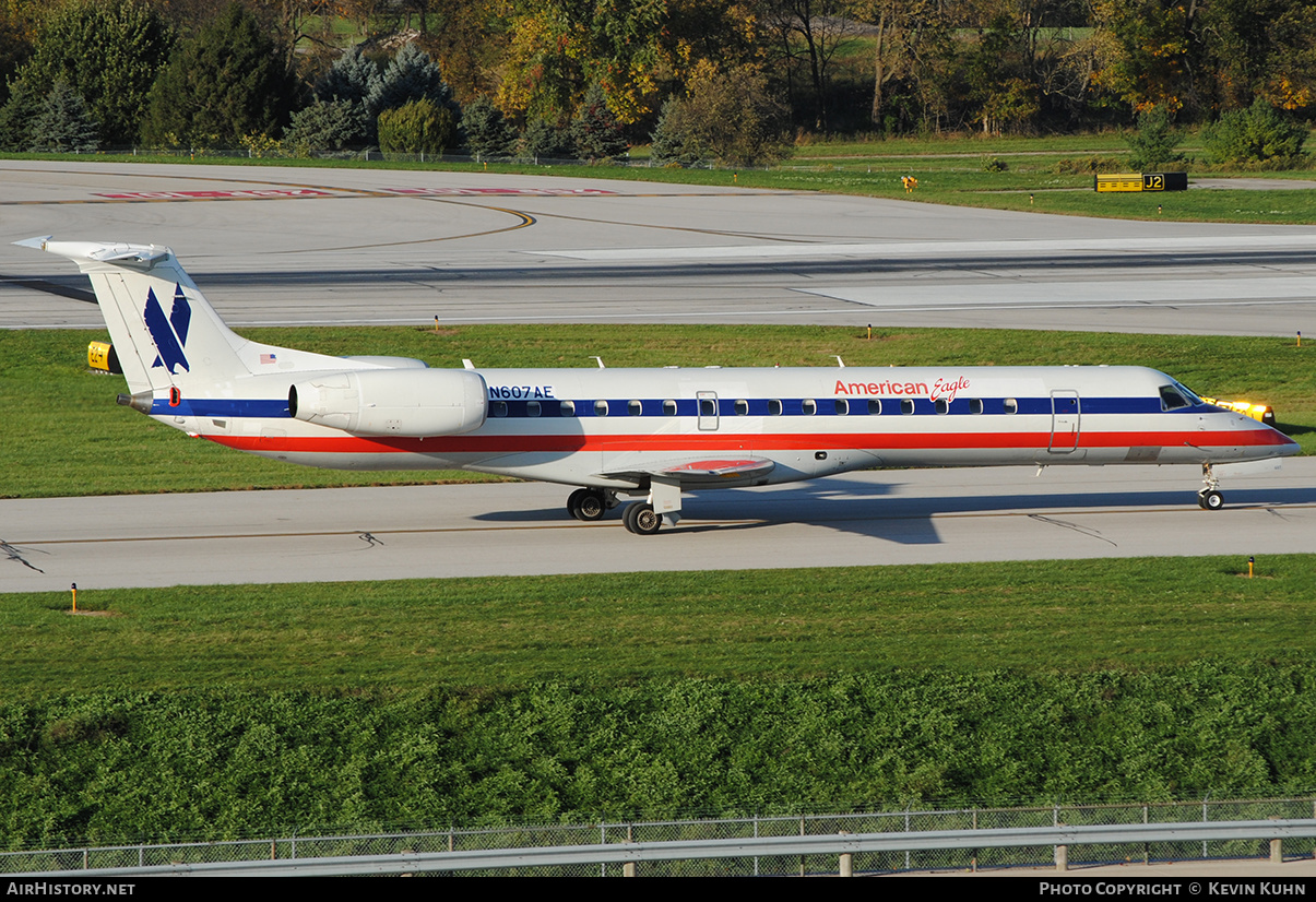 Aircraft Photo of N607AE | Embraer ERJ-145LR (EMB-145LR) | American Eagle | AirHistory.net #663566