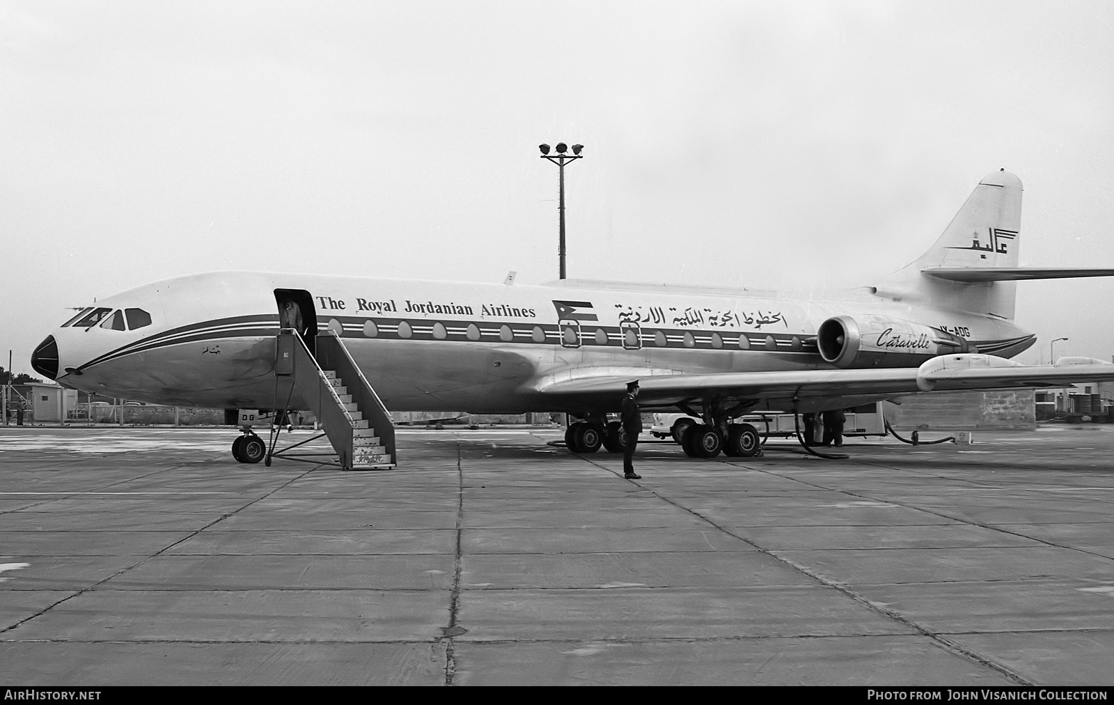 Aircraft Photo of JY-ADG | Sud SE-210 Caravelle 10B1R | Royal Jordanian Airlines | AirHistory.net #663617