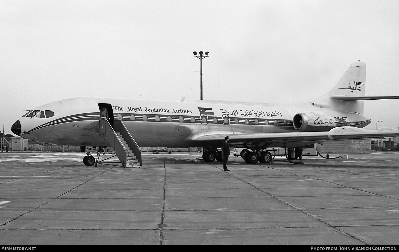 Aircraft Photo of JY-ADG | Sud SE-210 Caravelle 10B1R | Royal Jordanian Airlines | AirHistory.net #663617