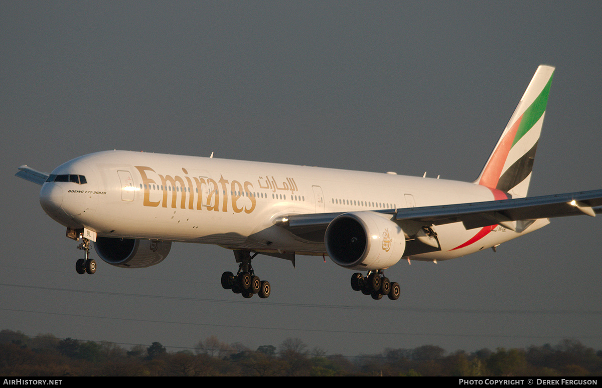 Aircraft Photo of A6-EBL | Boeing 777-31H/ER | Emirates | AirHistory.net #663619