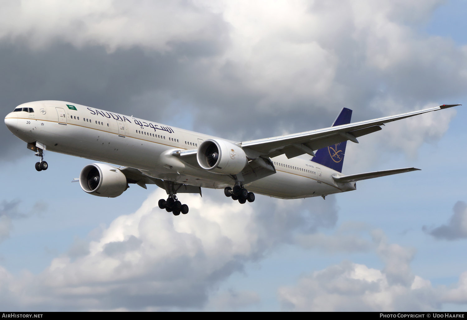 Aircraft Photo of HZ-AK20 | Boeing 777-368/ER | Saudia - Saudi Arabian Airlines | AirHistory.net #663636