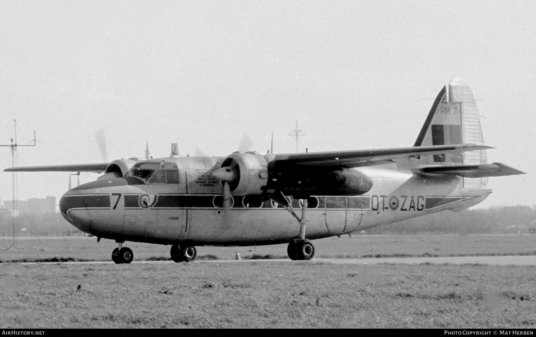Aircraft Photo of RM-7 | Hunting Percival P.66 Pembroke C.51 | Belgium - Air Force | AirHistory.net #663679