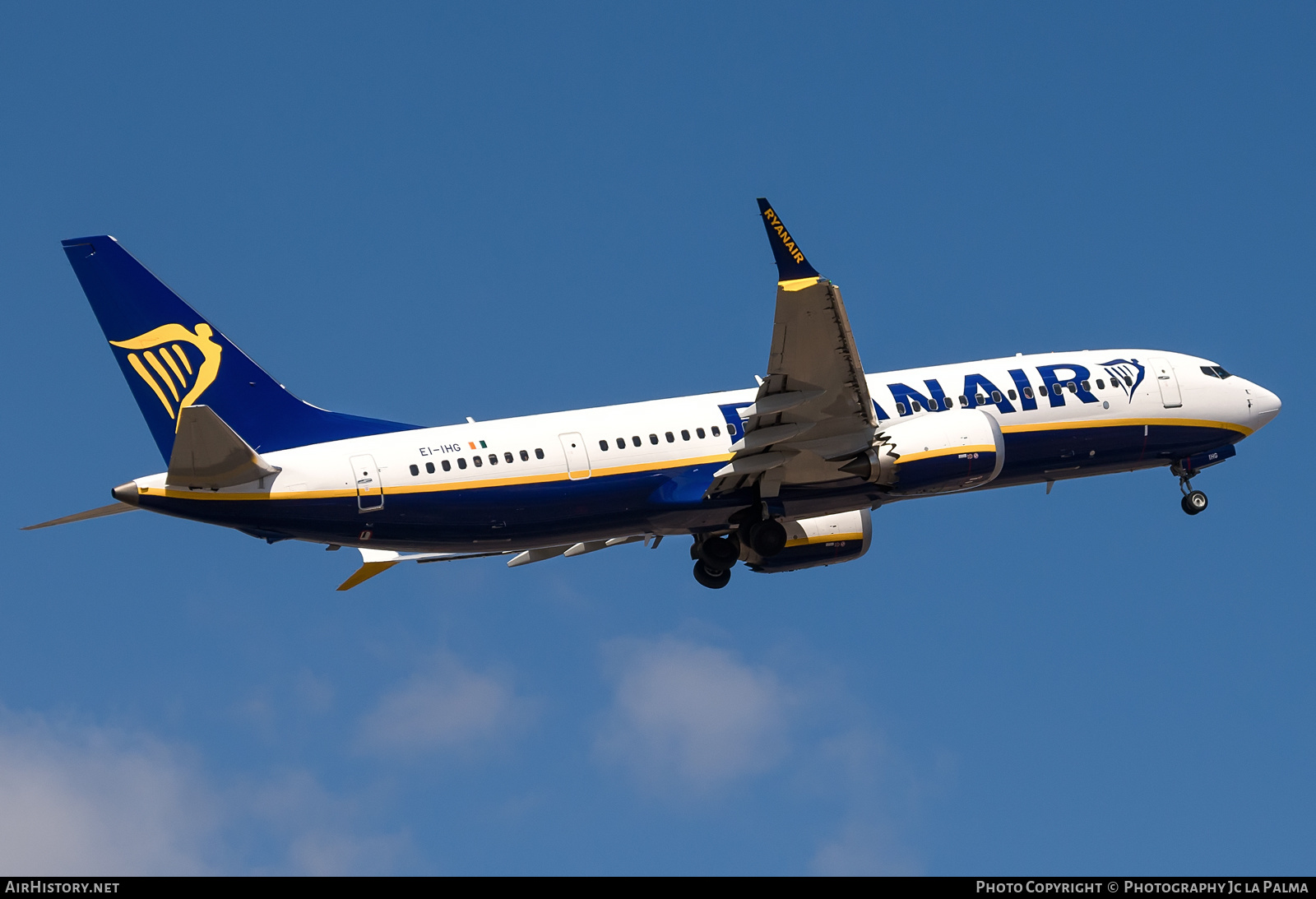 Aircraft Photo of EI-IHG | Boeing 737-8200 Max 200 | Ryanair | AirHistory.net #663704