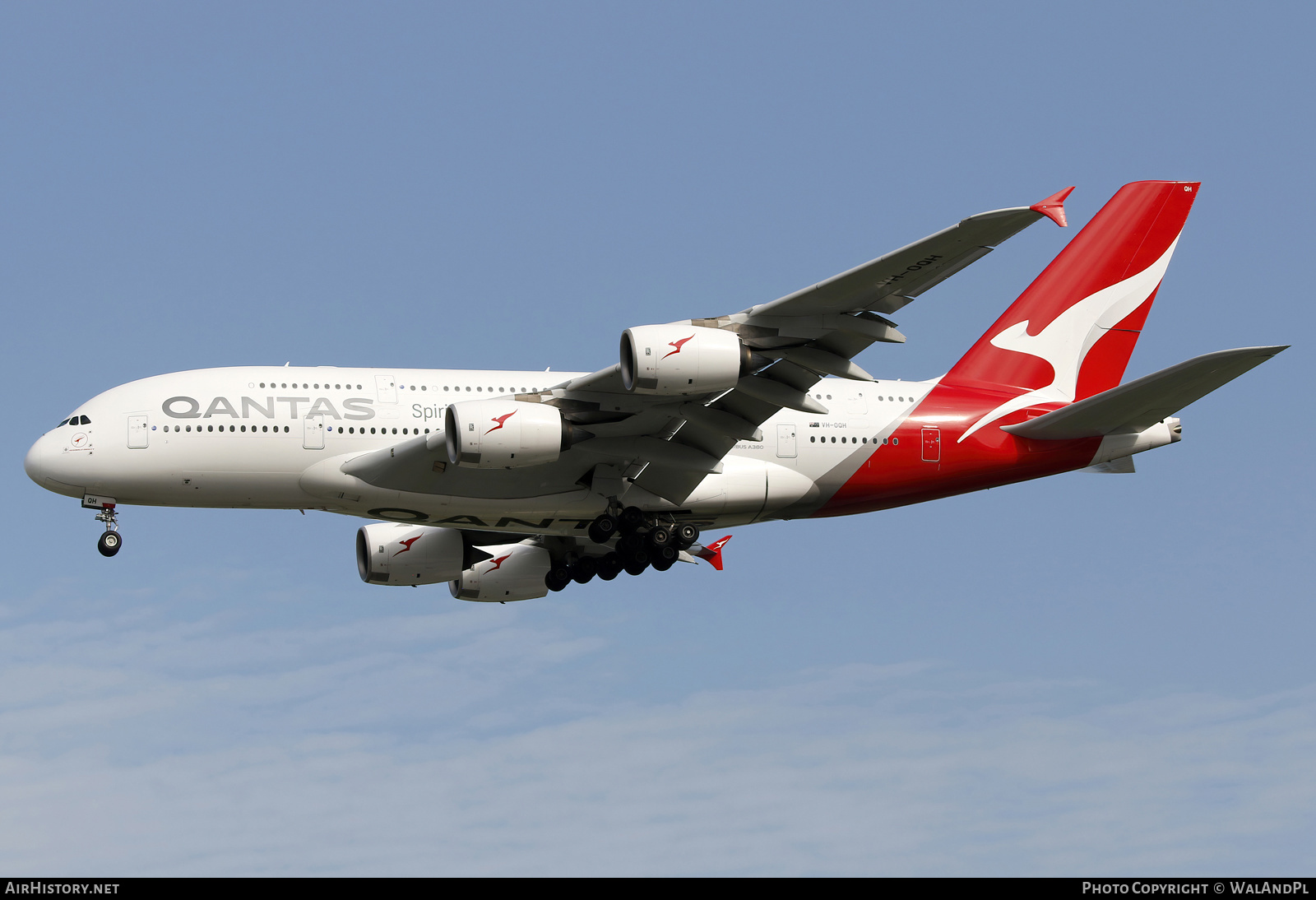 Aircraft Photo of VH-OQH | Airbus A380-842 | Qantas | AirHistory.net #663711