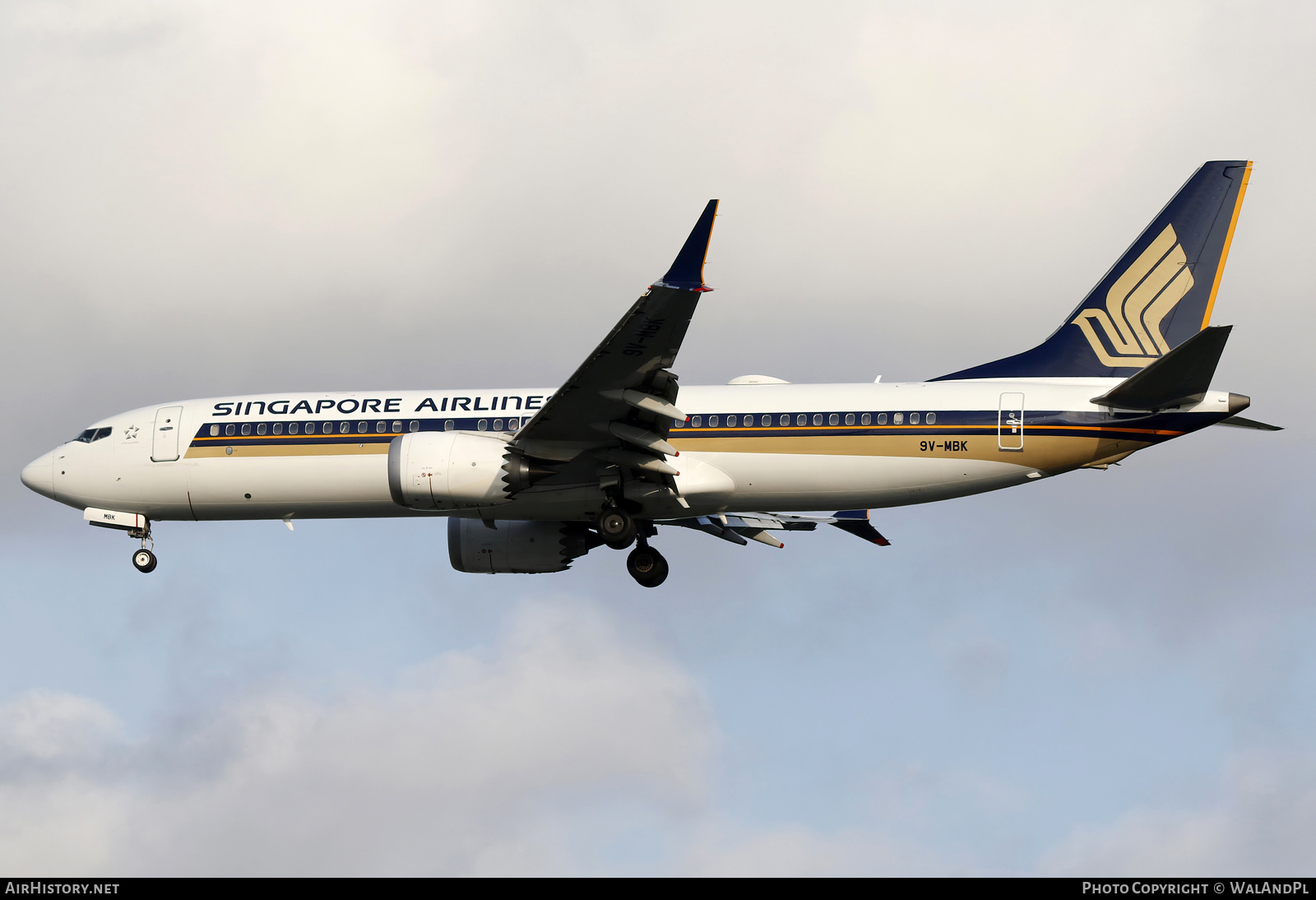 Aircraft Photo of 9V-MBK | Boeing 737-8 Max 8 | Singapore Airlines | AirHistory.net #663722