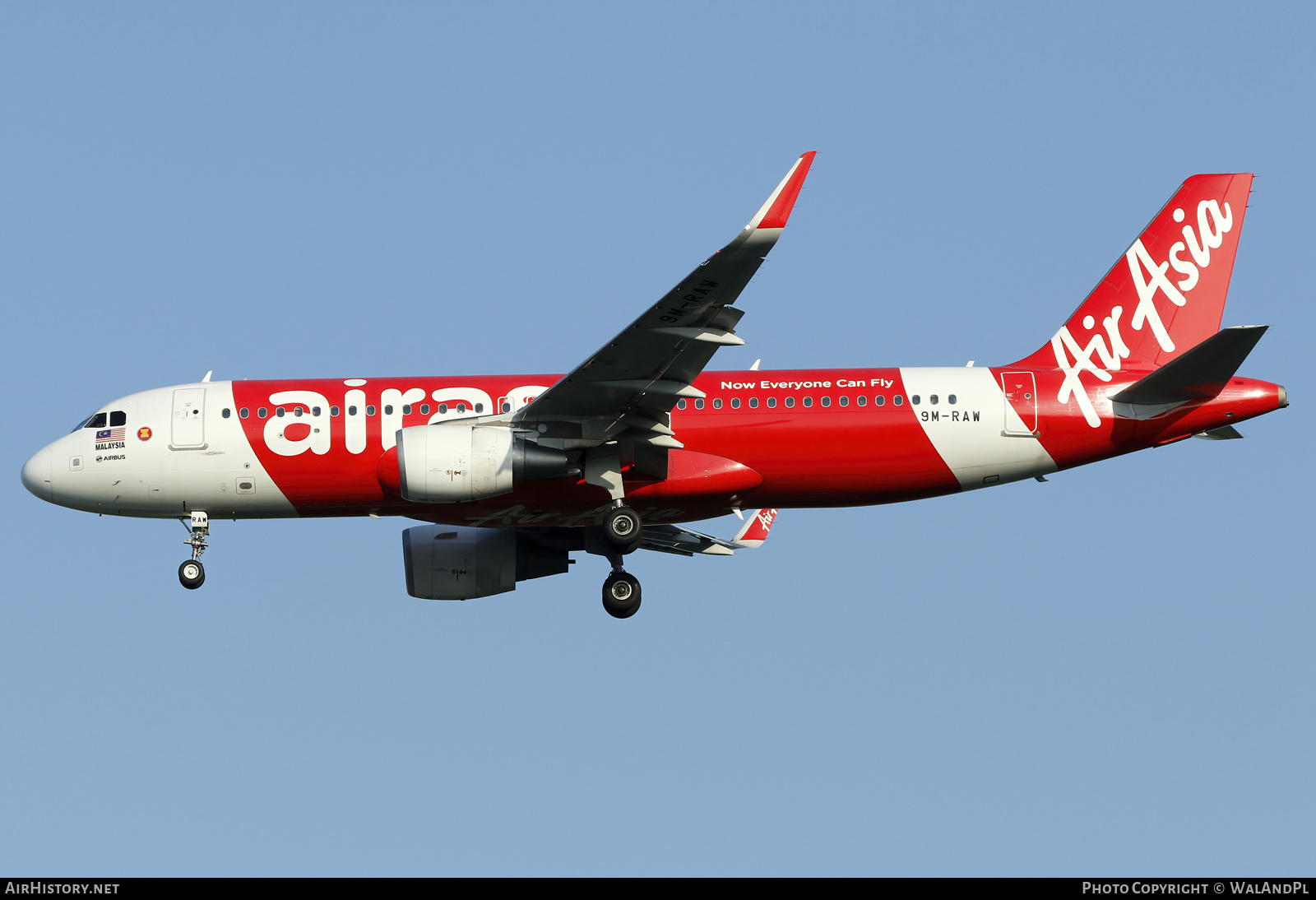 Aircraft Photo of 9M-RAW | Airbus A320-216 | AirAsia | AirHistory.net #663741