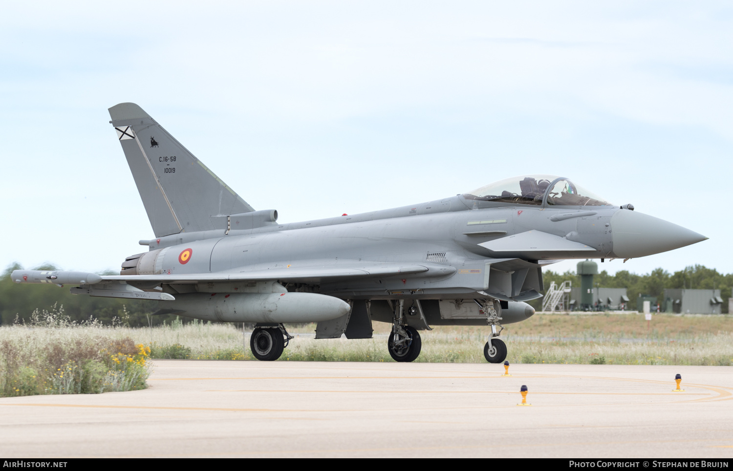 Aircraft Photo of C.16-58 / 10019 | Eurofighter EF-2000 Typhoon | Spain - Air Force | AirHistory.net #663744