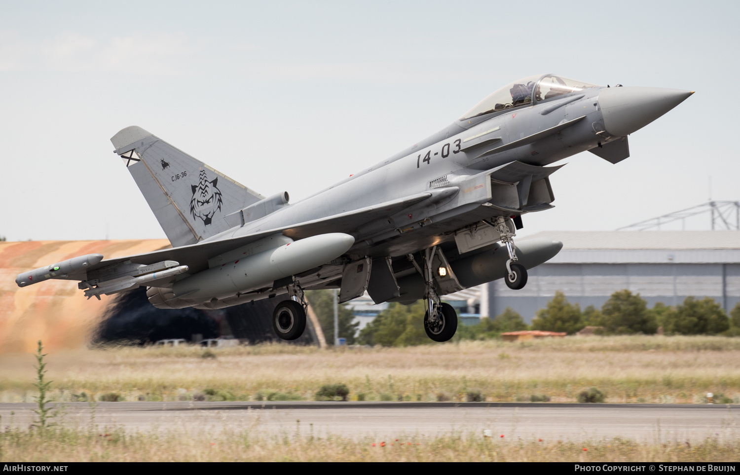 Aircraft Photo of C16-36 | Eurofighter EF-2000 Typhoon S | Spain - Air Force | AirHistory.net #663750