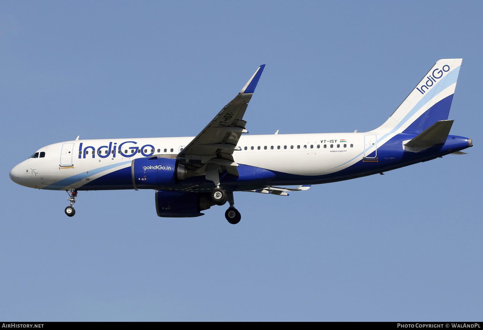 Aircraft Photo of VT-ISY | Airbus A320-251N | IndiGo | AirHistory.net #663757