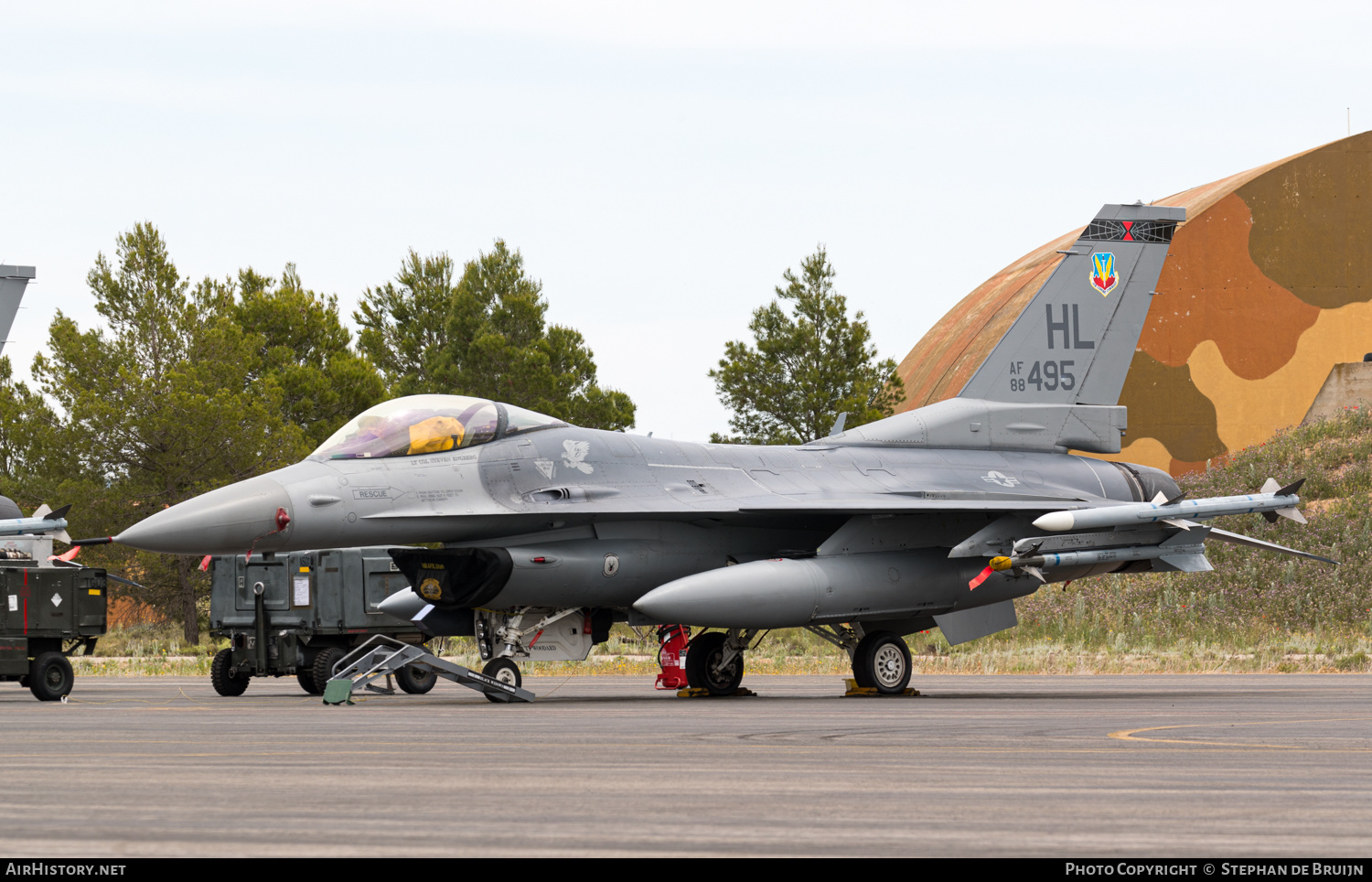 Aircraft Photo of 88-0495 / AF88-495 | Lockheed Martin F-16C Fighting Falcon | USA - Air Force | AirHistory.net #663759