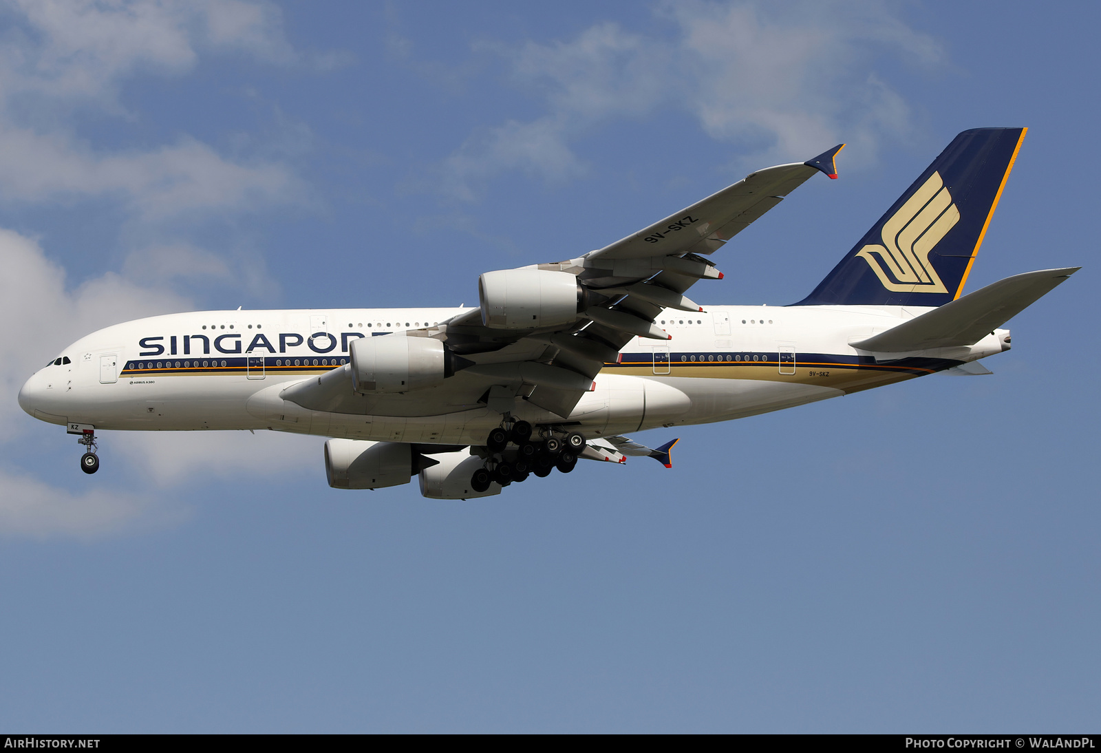 Aircraft Photo of 9V-SKZ | Airbus A380-841 | Singapore Airlines | AirHistory.net #663767