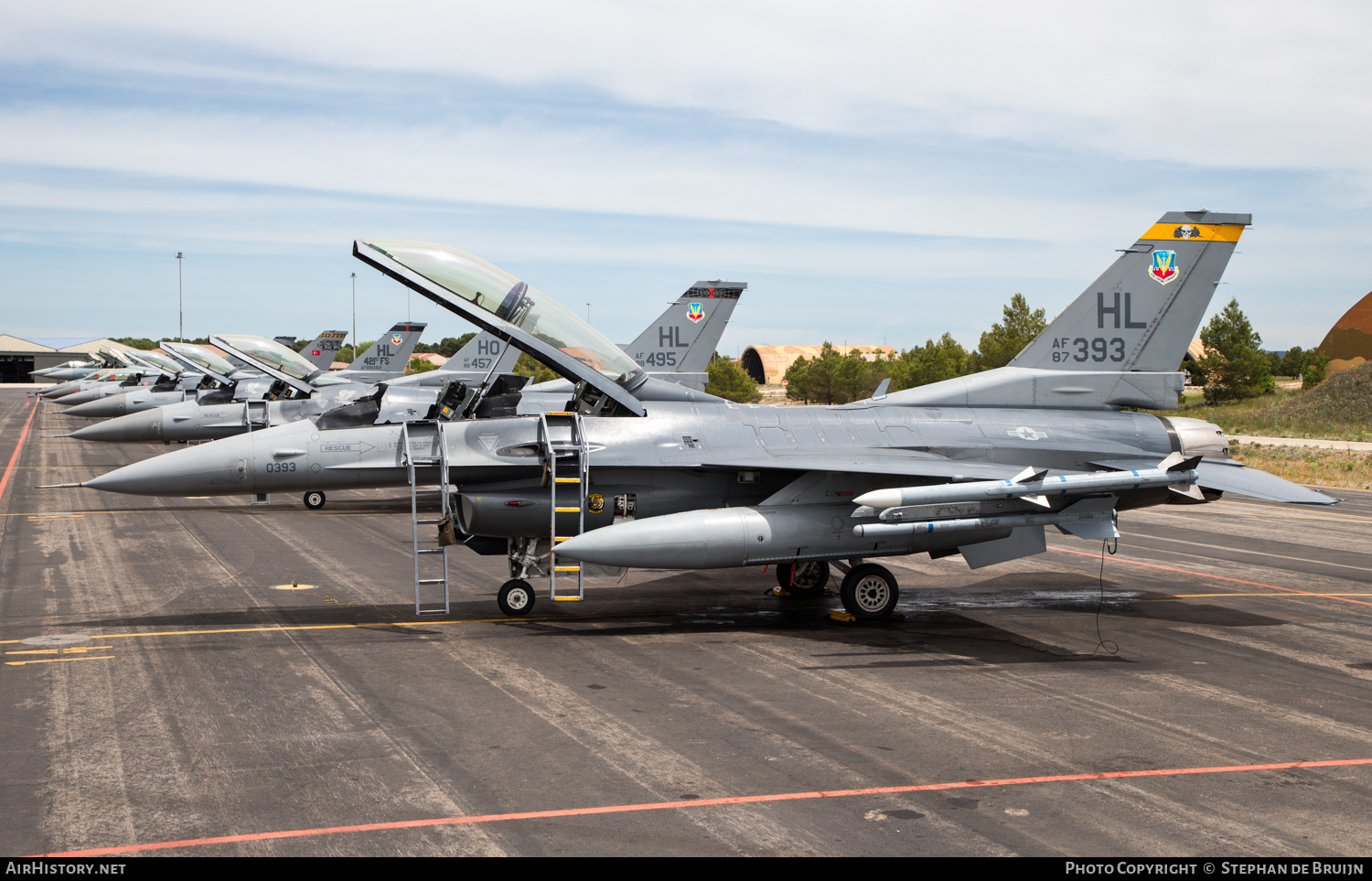 Aircraft Photo of 87-0393 / AF87-393 | General Dynamics F-16D Fighting Falcon | USA - Air Force | AirHistory.net #663768
