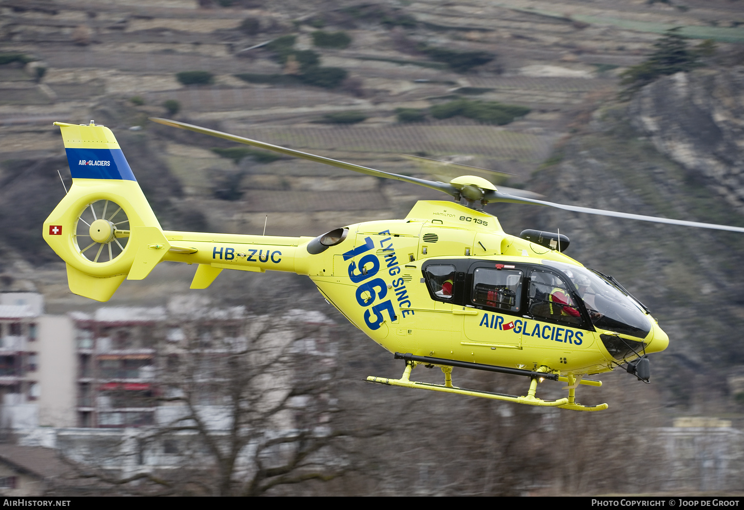 Aircraft Photo of HB-ZUC | Eurocopter EC-135T-2+ | Air Glaciers | AirHistory.net #663777