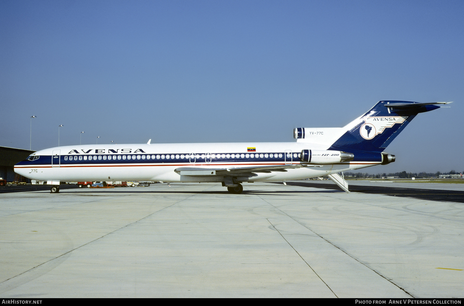 Aircraft Photo of YV-77C | Boeing 727-2M7/Adv | Avensa - Aerovías Venezolanas | AirHistory.net #663795