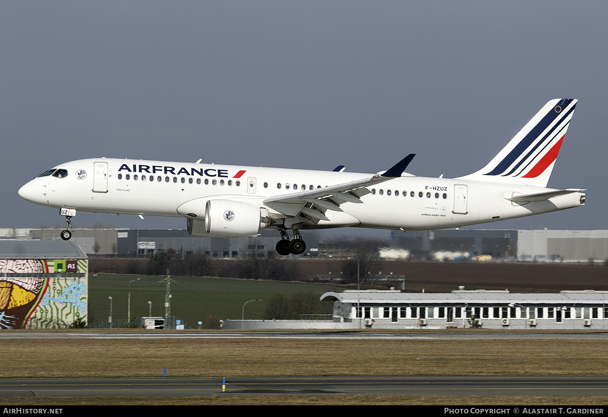 Aircraft Photo of F-HZUZ | Airbus A220-371 (BD-500-1A11) | Air France | AirHistory.net #663796